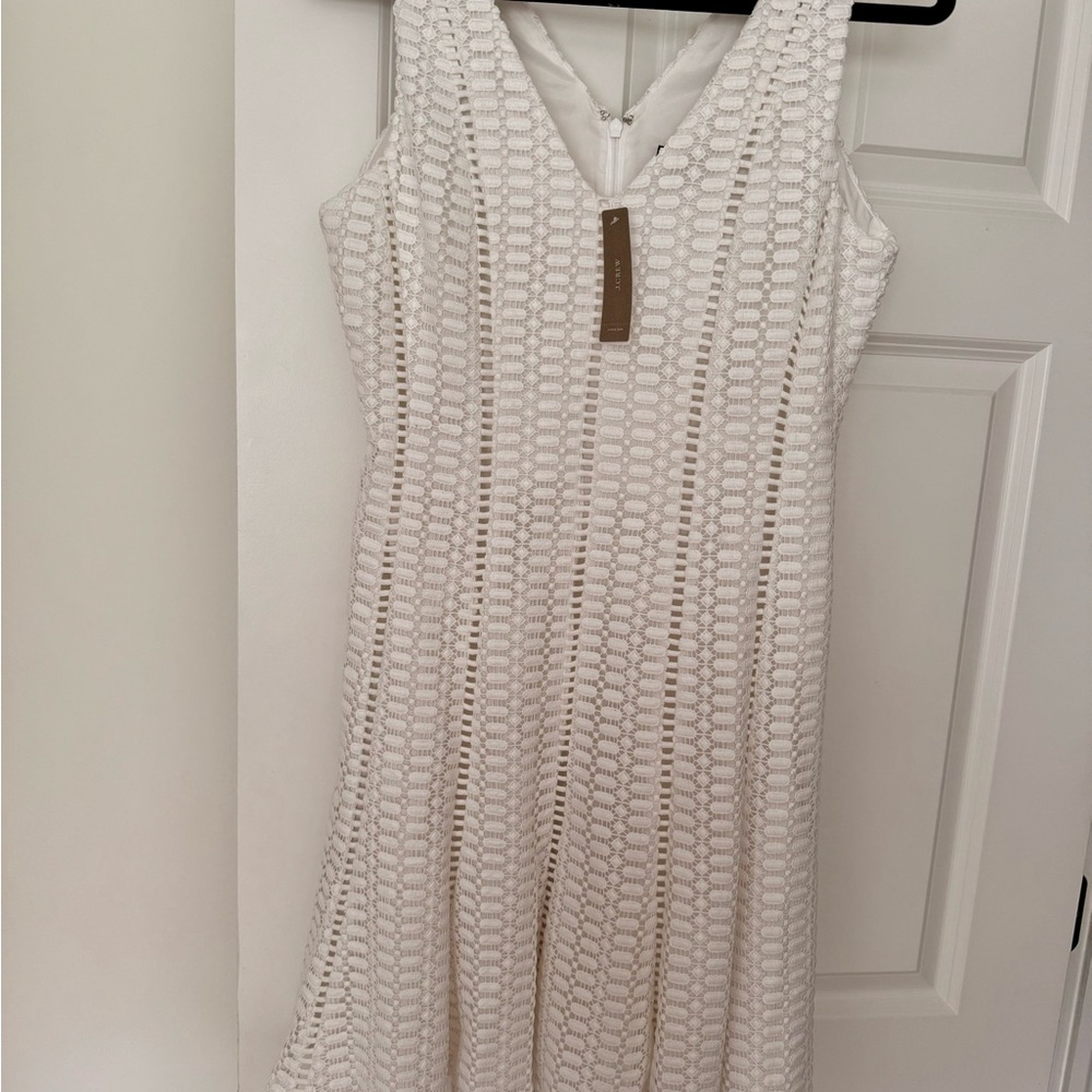 NWT  J. CREW White Sleeveless Dress